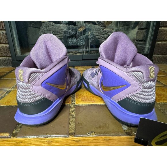 Youth 6.5y Nike Kyrie Infinity 8 Amethyst Wave Purple Gold Sneakers DD0334-500 - Picture 7 of 11